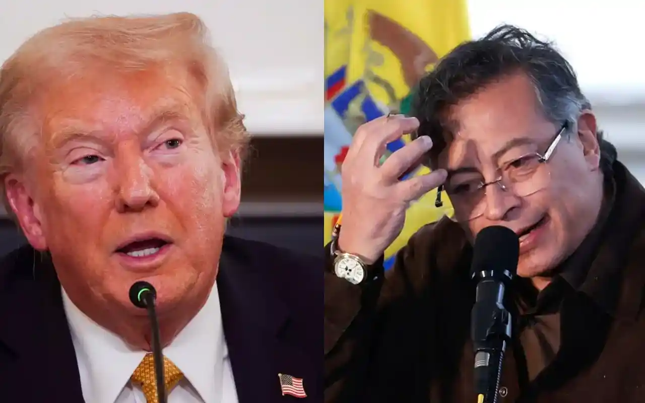Petro entrega a Trump lista con capos que viven fuera de Colombia